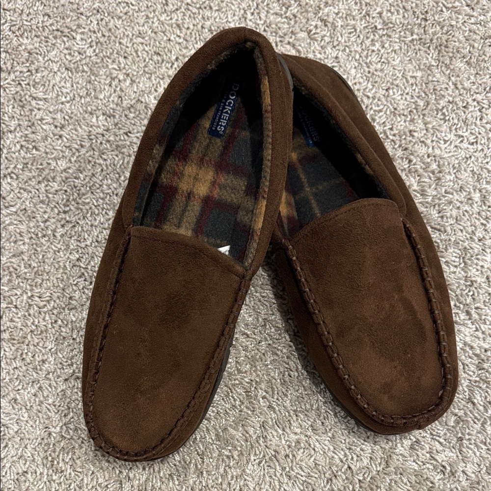 Dockers Men's Rich Brown Suede Loafers - Picture 3 of 8